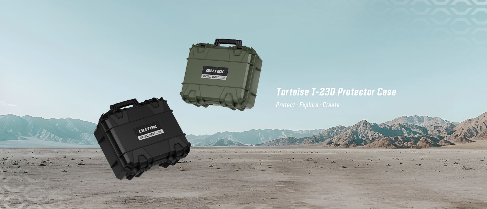Gutek Tortoise T-230 Black Protective Case - GUTEK